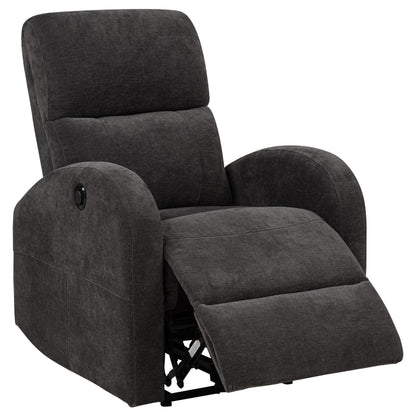 Grant Power Recliner - Charcoal Grey