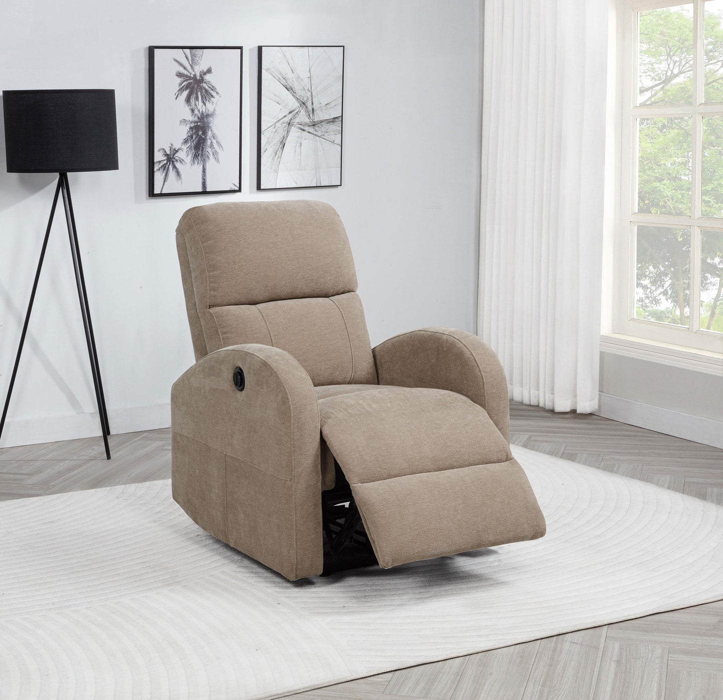Grant Power Recliner - Camel