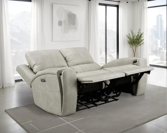 Brickston Power Reclining Loveseat in Charcoal - Coaster Furniture
