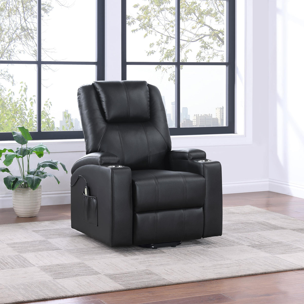 Armstrong Power Recliner in Espresso - Coaster Furniture