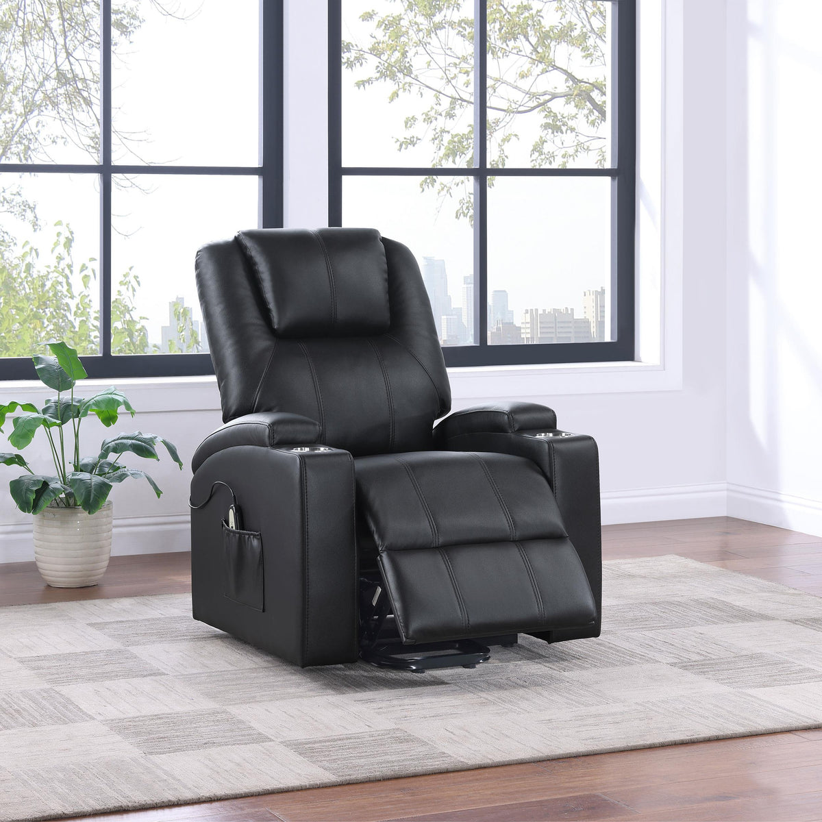 Armstrong Power Recliner in Espresso - Coaster Furniture