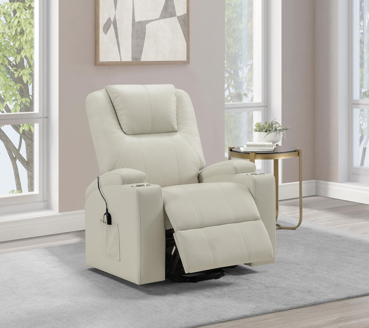Armstrong Power Recliner in Espresso - Coaster Furniture
