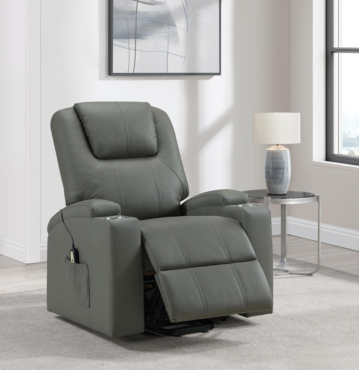 Armstrong Power Recliner in Espresso - Coaster Furniture