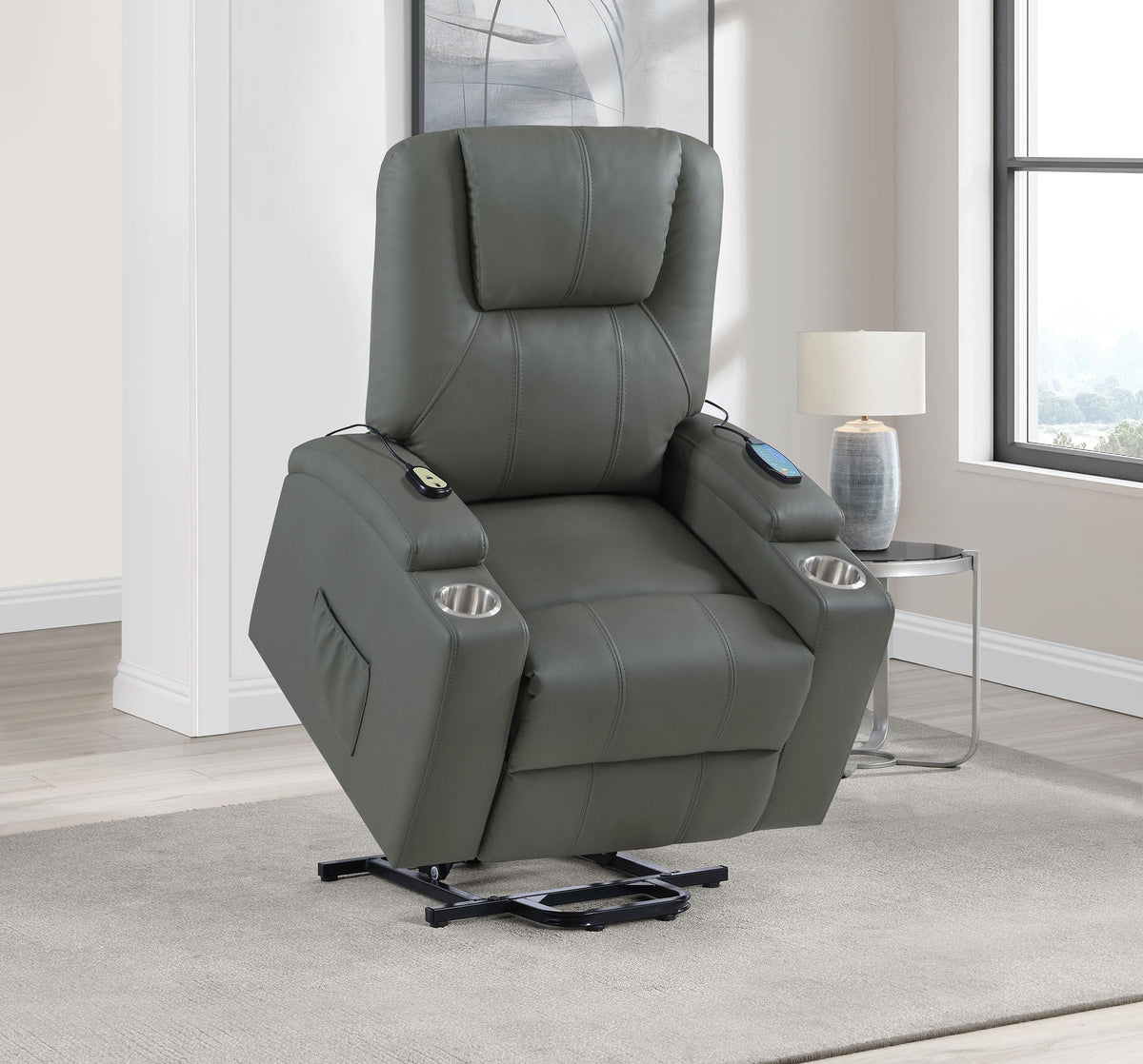 Armstrong Power Recliner in Espresso - Coaster Furniture