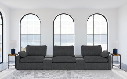 Collins Pwr Theatre 5-Piece Set - Dark Grey
