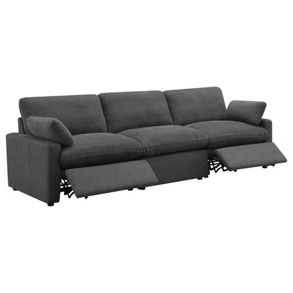 Collins Power Reclining Sofa - Dark Grey