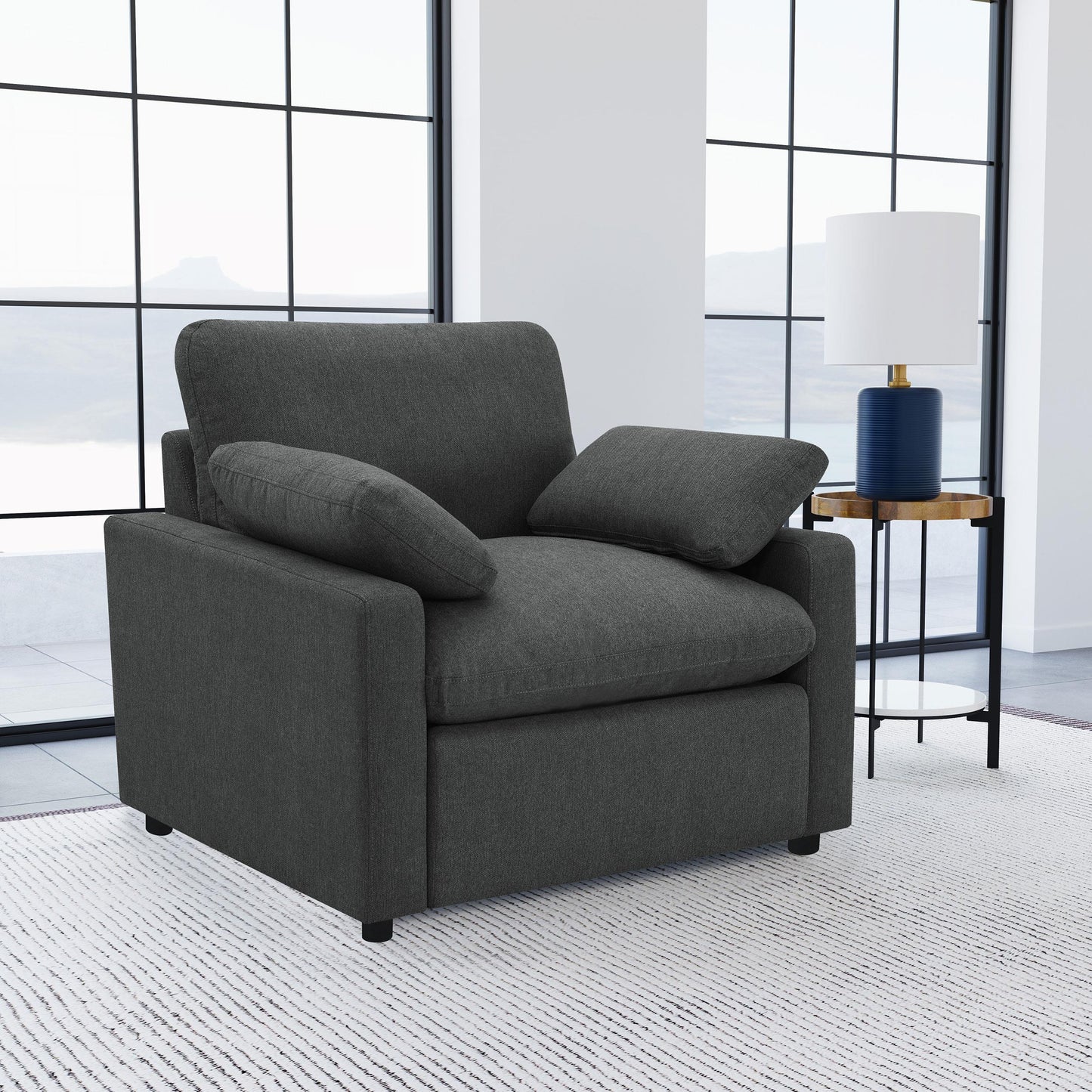 Collins Power Recliner - Dark Grey