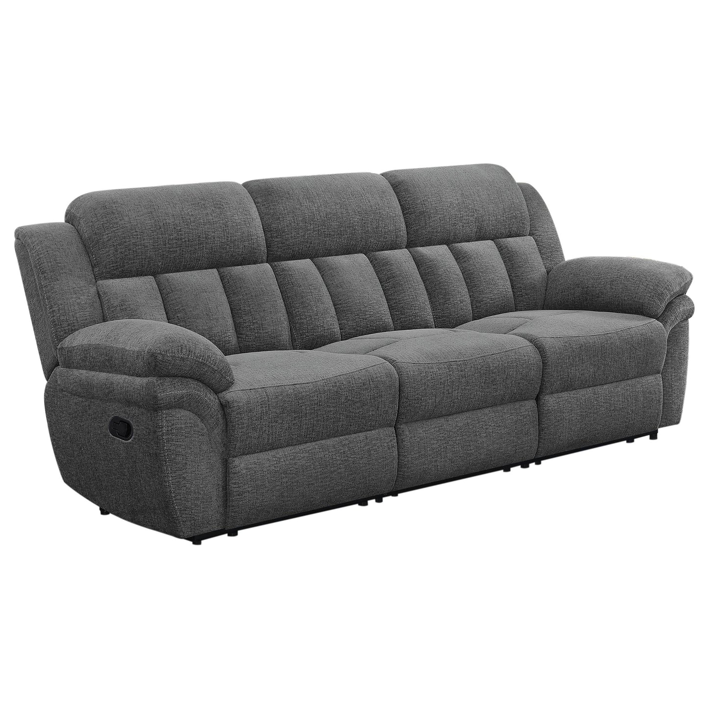 Bahrain Reclining Sofa in Charcoal - Coaster Furniture