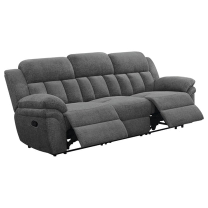 Bahrain Reclining Sofa in Charcoal - Coaster Furniture