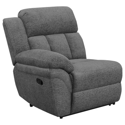 Bahrain Reclining Sofa in Charcoal - Coaster Furniture