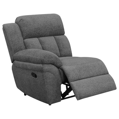 Bahrain Reclining Sofa in Charcoal - Coaster Furniture