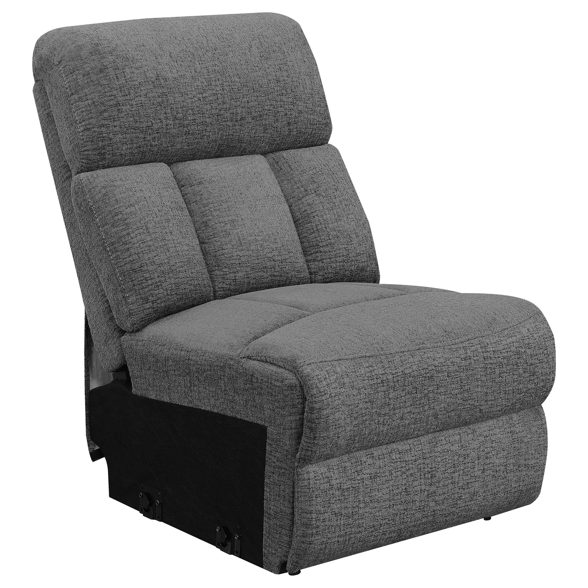 Bahrain Reclining Sofa in Charcoal - Coaster Furniture