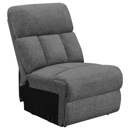 Bahrain Reclining Sofa in Charcoal - Coaster Furniture