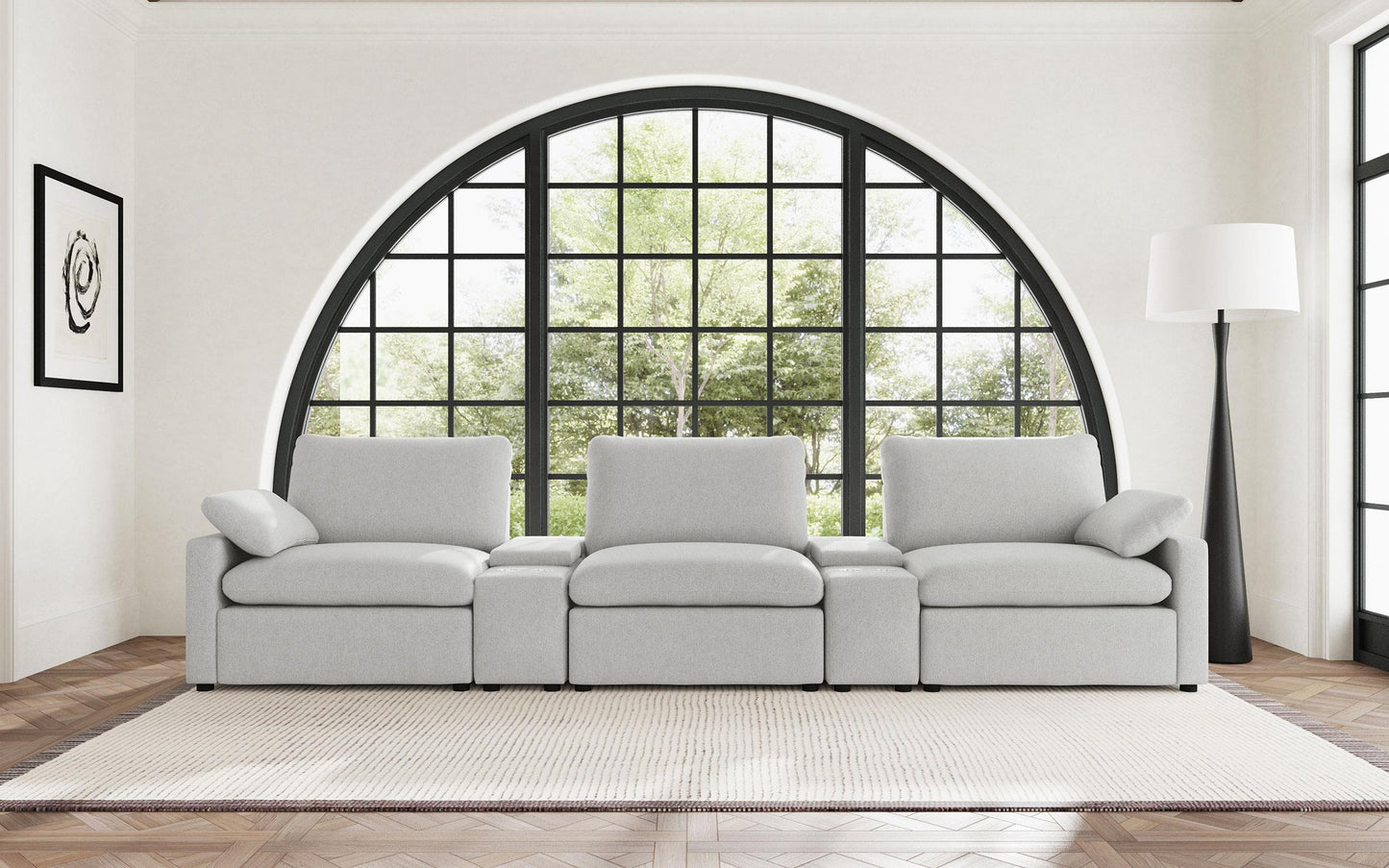 Collins Pwr Theatre 5-Piece Set - Grey
