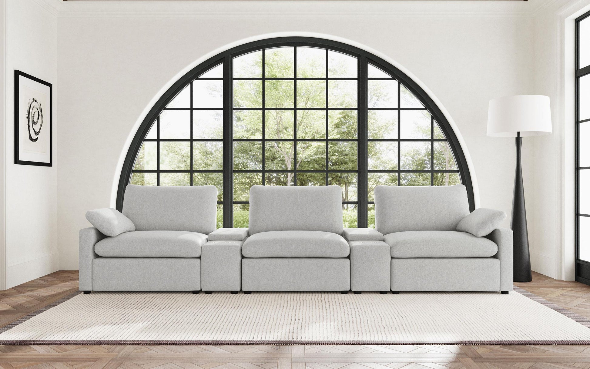 Collins Pwr Theatre 5-Piece Set - Grey