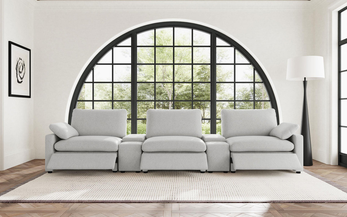 Collins Pwr Theatre 5-Piece Set - Grey