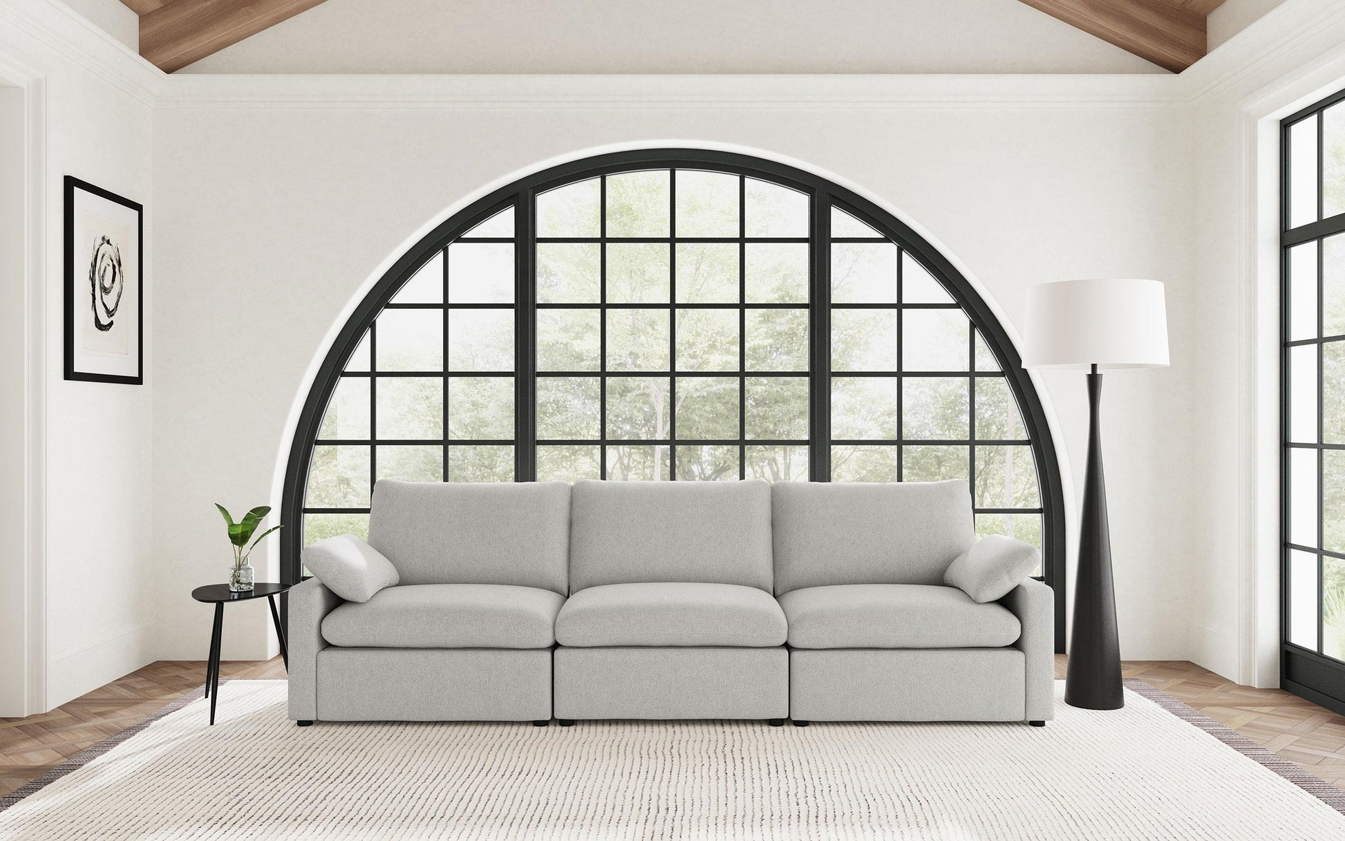Collins Power Reclining Sofa - Grey