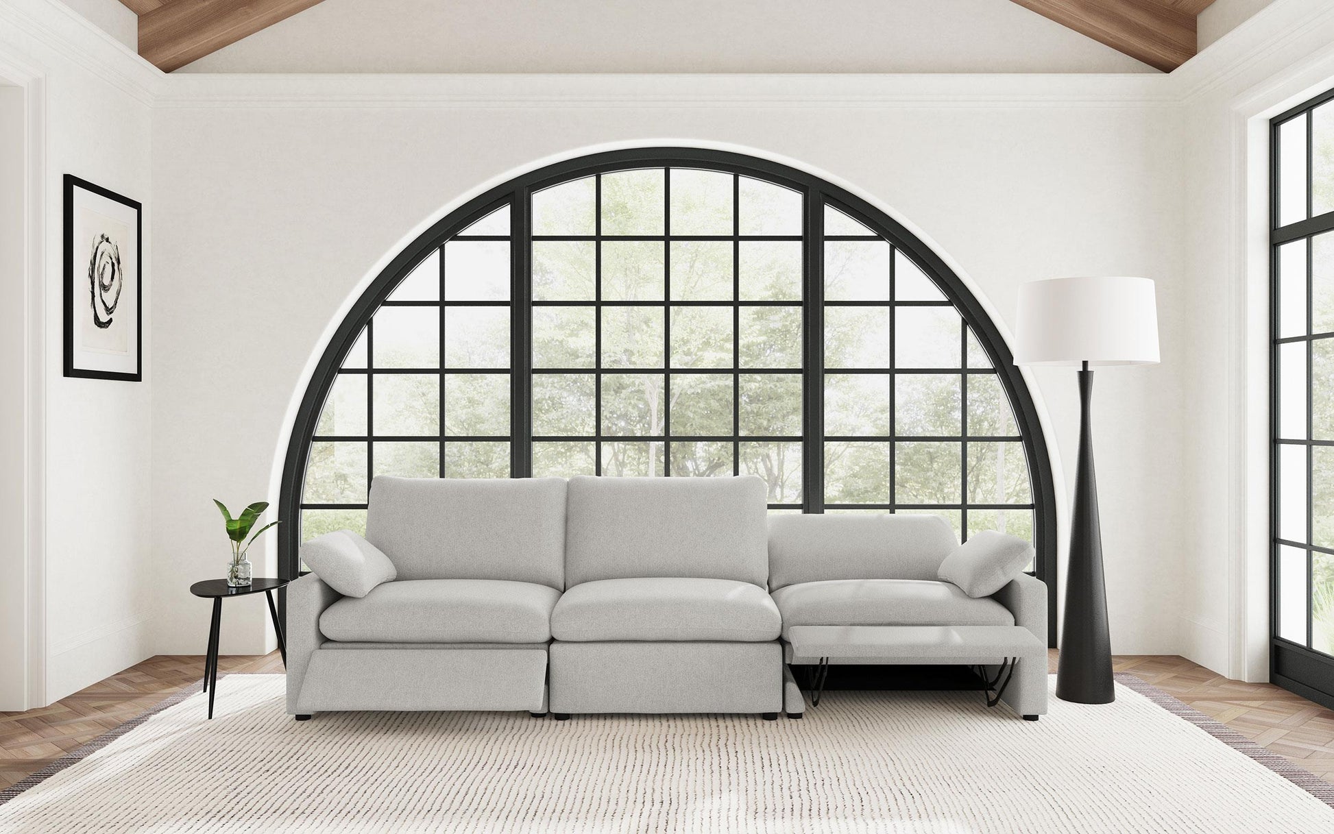 Collins Power Reclining Sofa - Grey