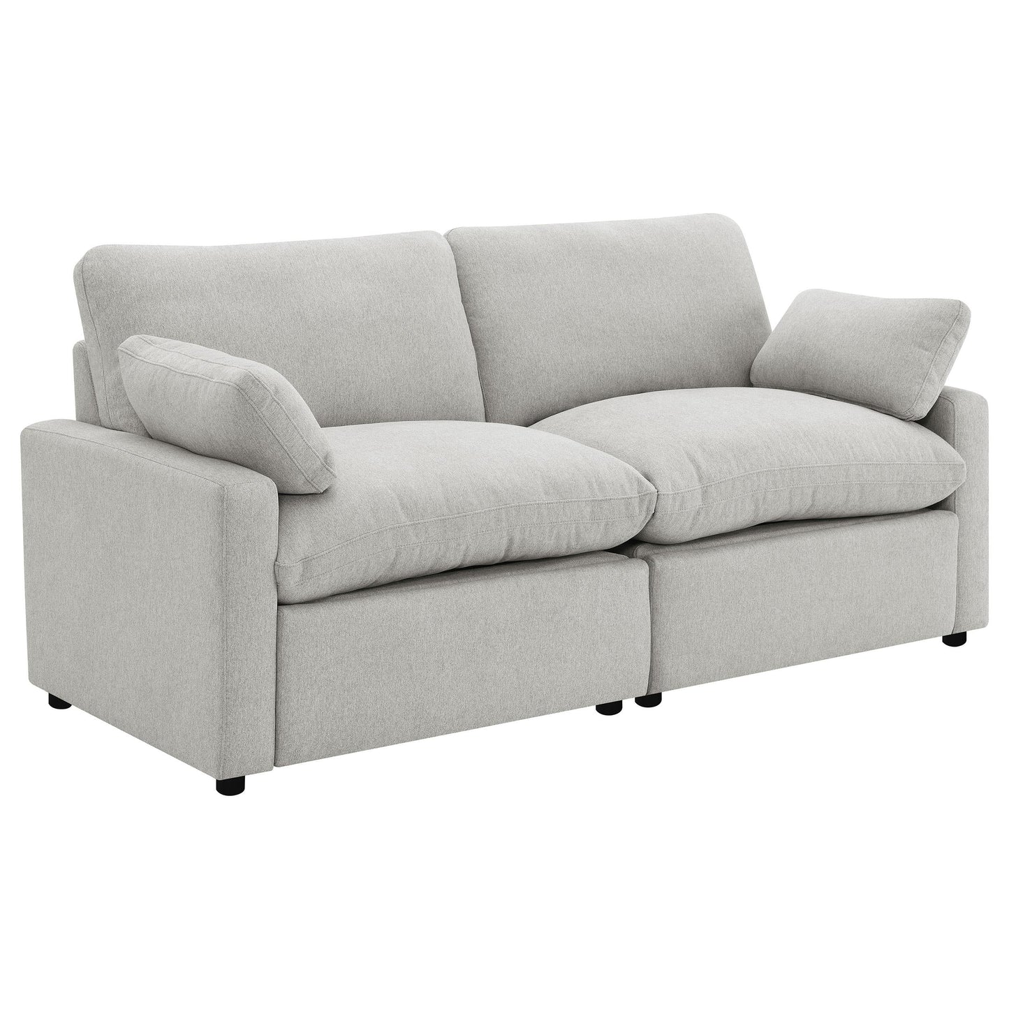 Collins Power Loveseat - Grey
