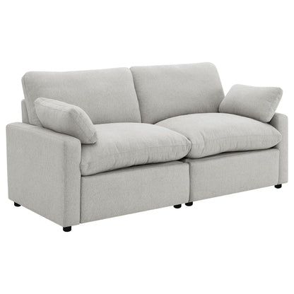 Collins Power Loveseat - Grey