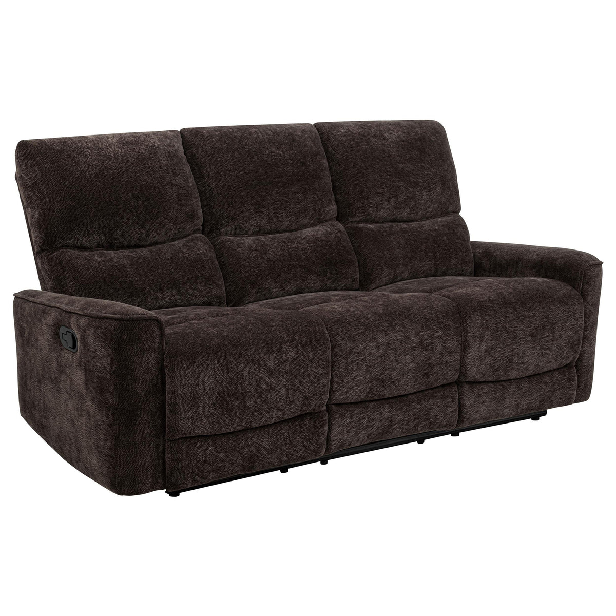 Navarro Reclining Sofa Set in Dark Brown - Coaster Furniture