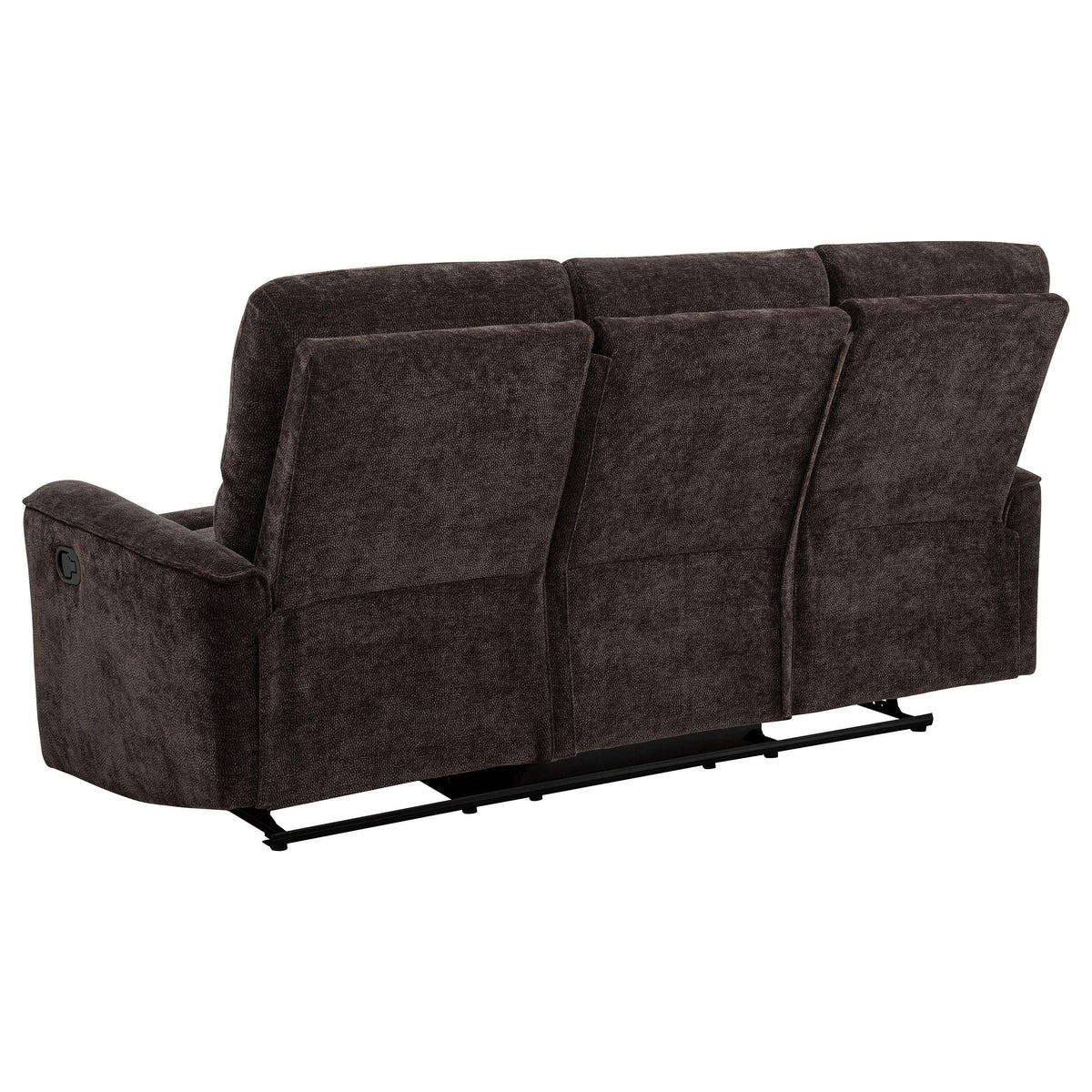 Navarro Reclining Sofa Set in Dark Brown - Coaster Furniture