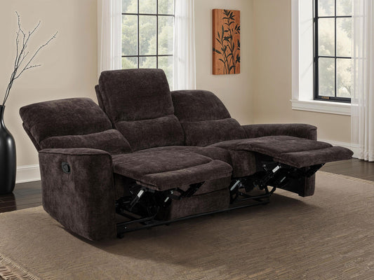 Navarro Motion Sofa in Dark Brown - Coaster Furniture