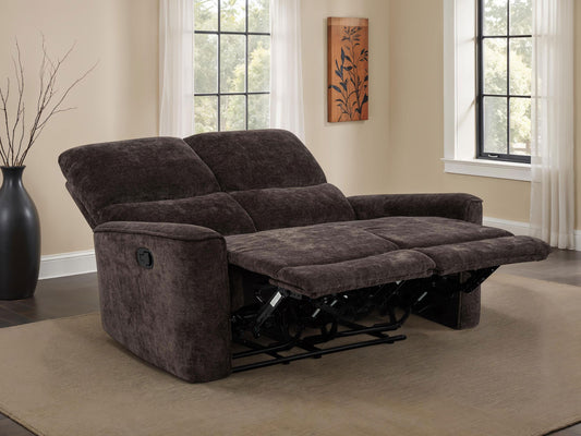 Navarro Motion Loveseat in Dark Brown - Coaster Furniture