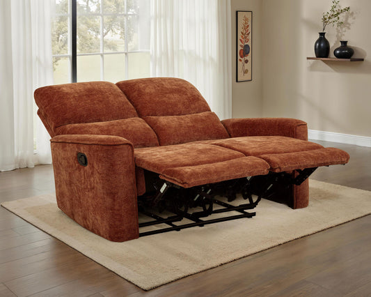 Navarro Motion Loveseat in Dark Brown - Coaster Furniture