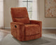 Navarro Glider Recliner in Dark Brown - Coaster Furniture