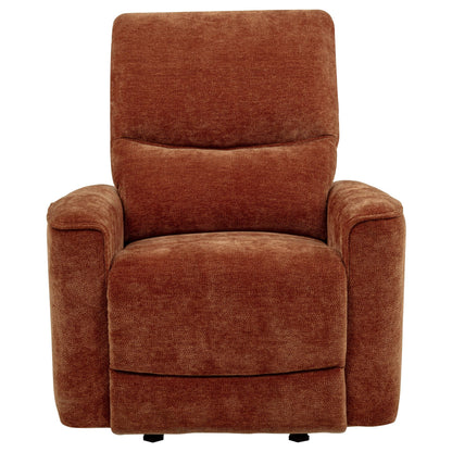Navarro Glider Recliner in Dark Brown - Coaster Furniture