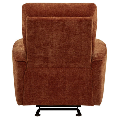 Navarro Glider Recliner in Dark Brown - Coaster Furniture