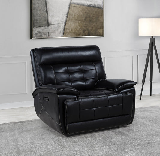 Hewitt Power Recliner in Black - Coaster Furniture