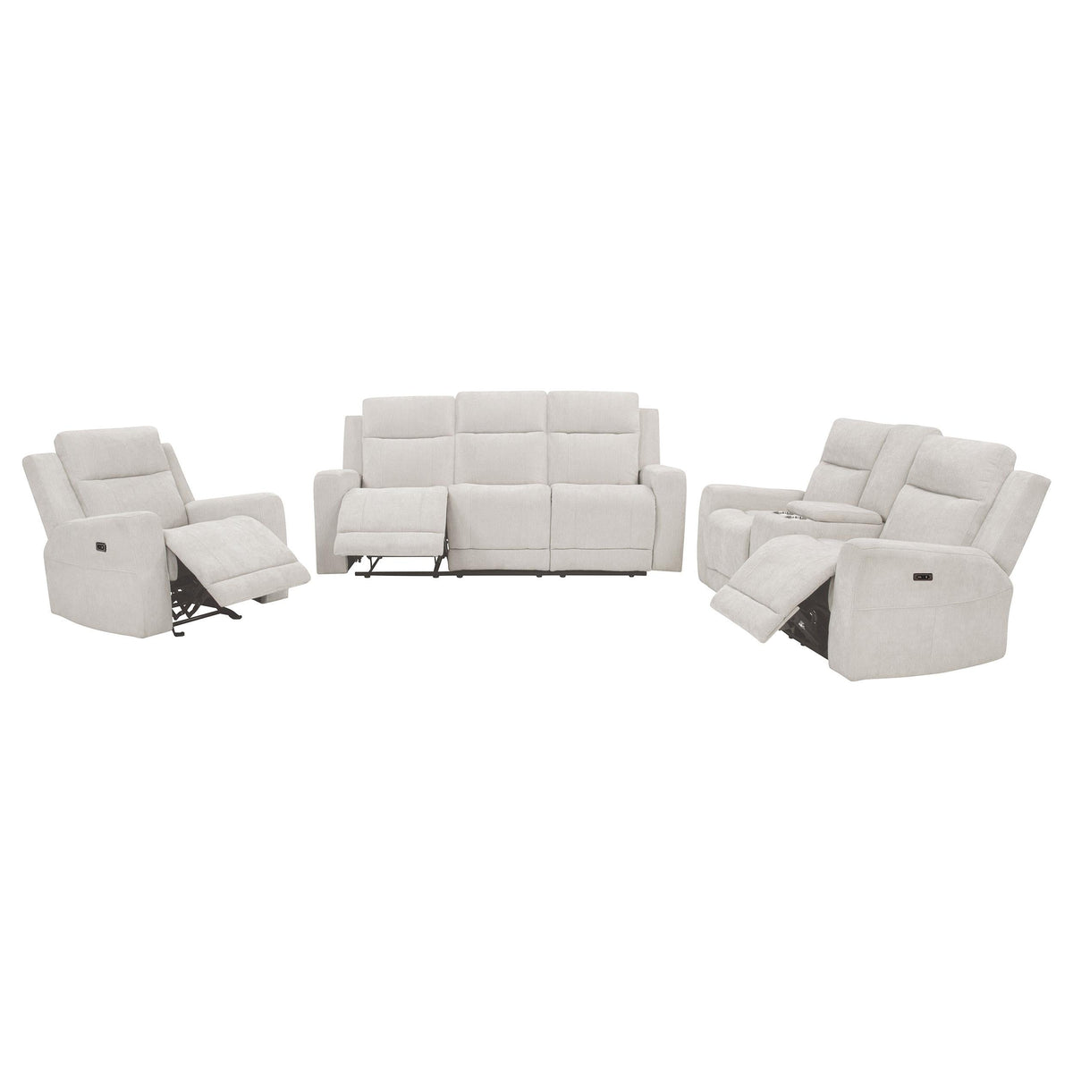 Kennett Power Sofa Set in Ivory - Coaster Furniture