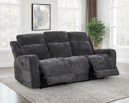 Kennett Power Reclining Sofa in Ivory - Coaster Furniture