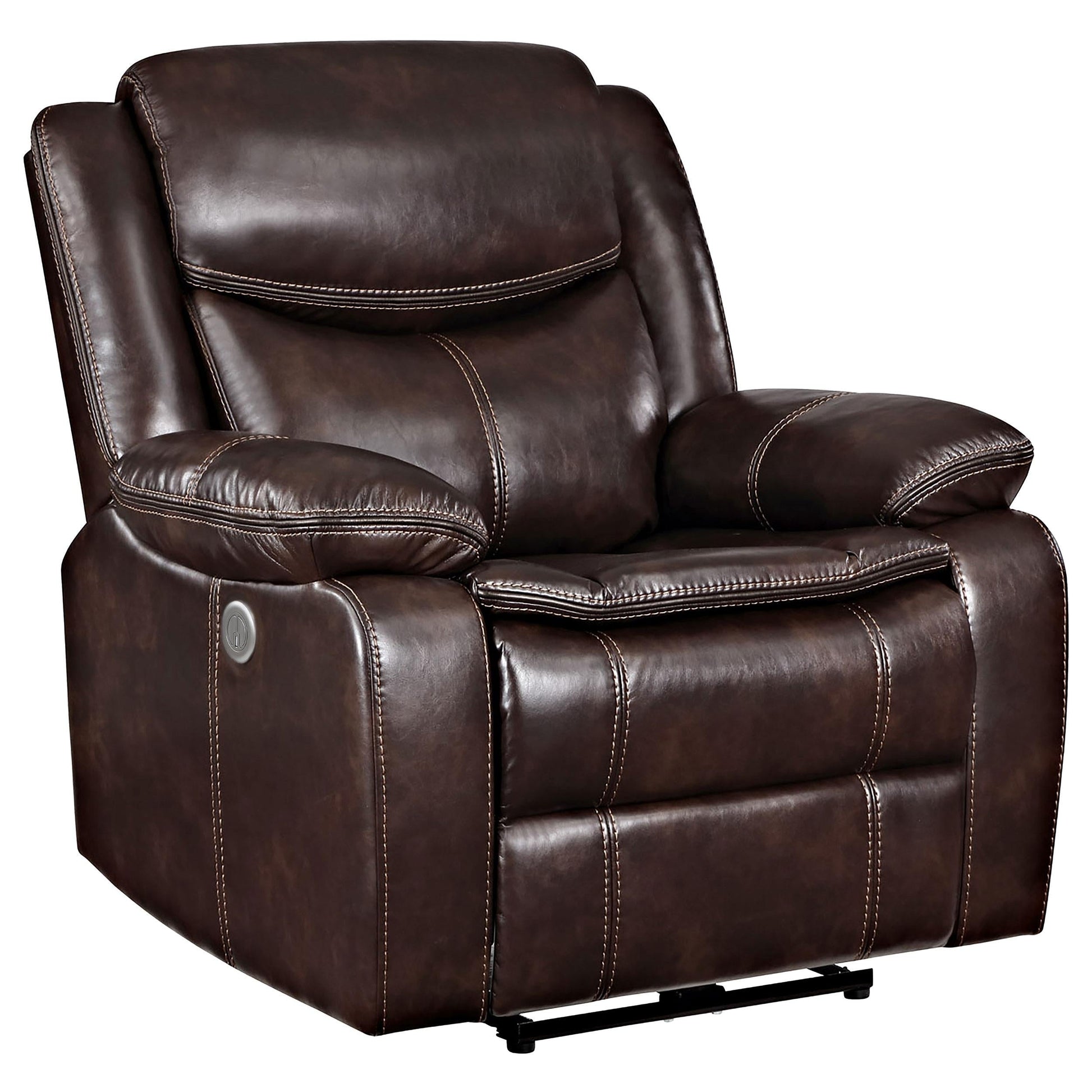 Sycamore Power Recliner - Dark Brown