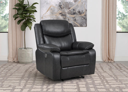Sycamore Power Recliner - Dark Grey