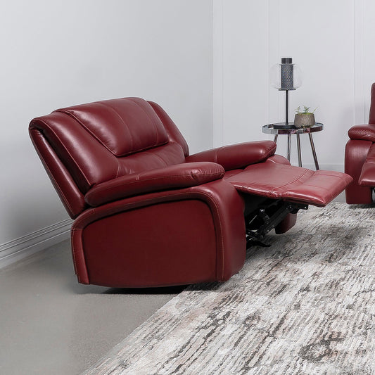 Camila Glider Recliner in Red - Coaster Furniture