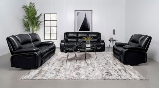 Camila Reclining Sofa Set in Red - Coaster Furniture