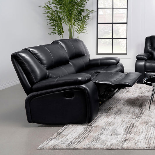 Camila Motion Loveseat in Red - Coaster Furniture