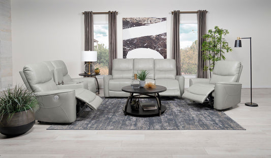 Greenfield Power Reclining 3-Piece Set in Dove Grey - Coaster Furniture