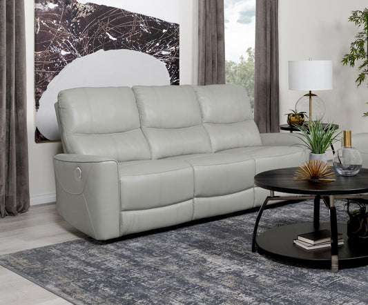 Greenfield Power Sofa in Dove Grey - Coaster Furniture