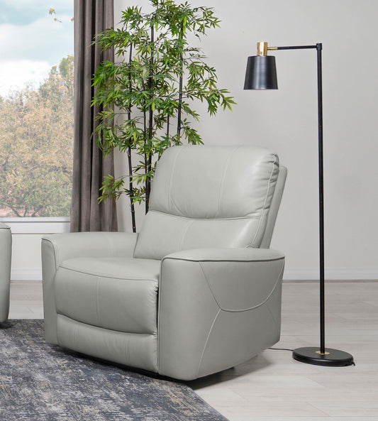 Greenfield Power Recliner in Dove Grey - Coaster Furniture