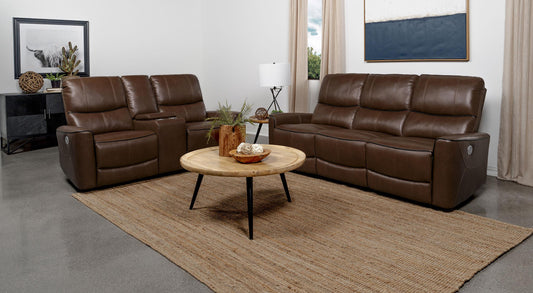 Greenfield Power Reclining 2-Piece Set in Dove Grey - Coaster Furniture