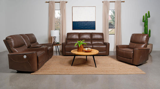 Greenfield Power Reclining 3-Piece Set in Dove Grey - Coaster Furniture