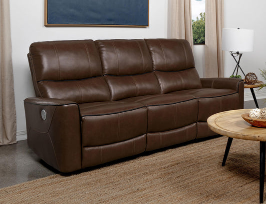 Greenfield Power Sofa in Dove Grey - Coaster Furniture