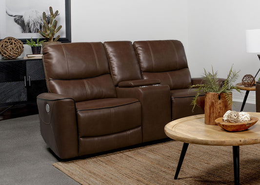 Greenfield Power Loveseat in Dove Grey - Coaster Furniture