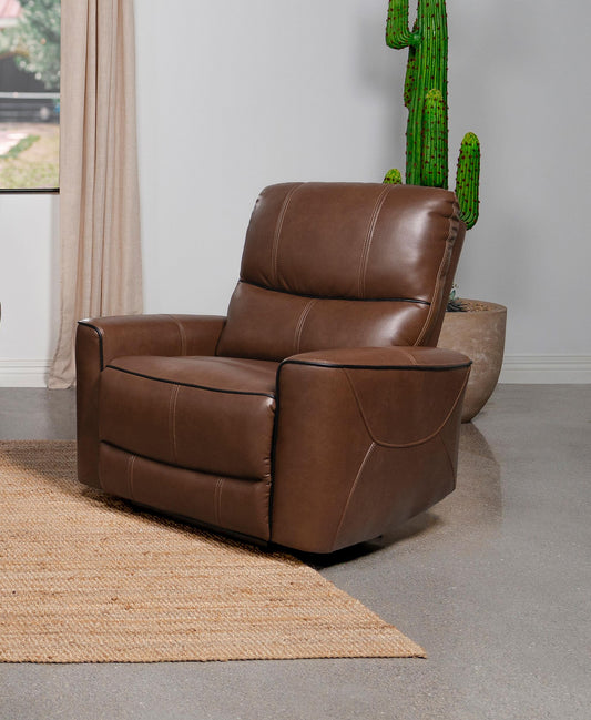 Greenfield Power Recliner in Dove Grey - Coaster Furniture