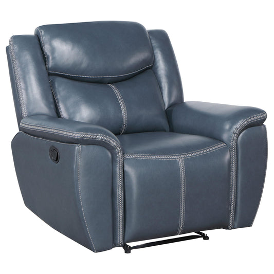 Sloane Recliner in Blue - Coaster Furniture