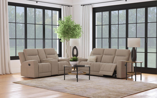 Brentwood Reclining 2-Piece Set in Taupe - Coaster Furniture